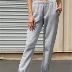 Brandy Melville Grey Henley Jogger Pants